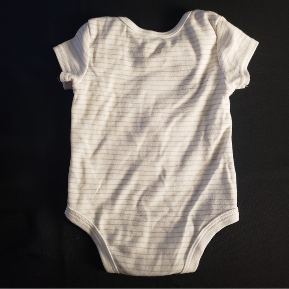 Disney Baby Moon & Stars Striped Short Sleeve One‎ Piece 3-6M - Picture 2 of 3